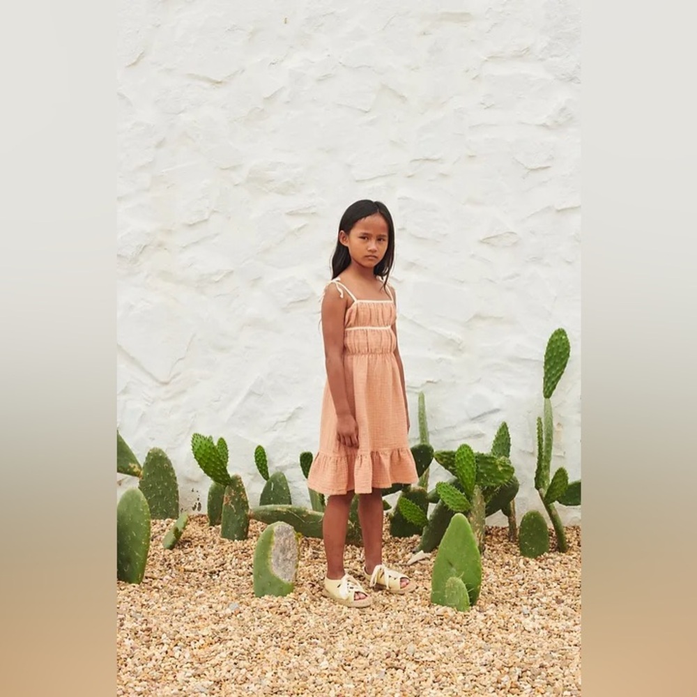 Girls'  Ruffle-Hem Sundress